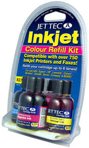 Universal Inkjet Colour Refill Kit 90ml